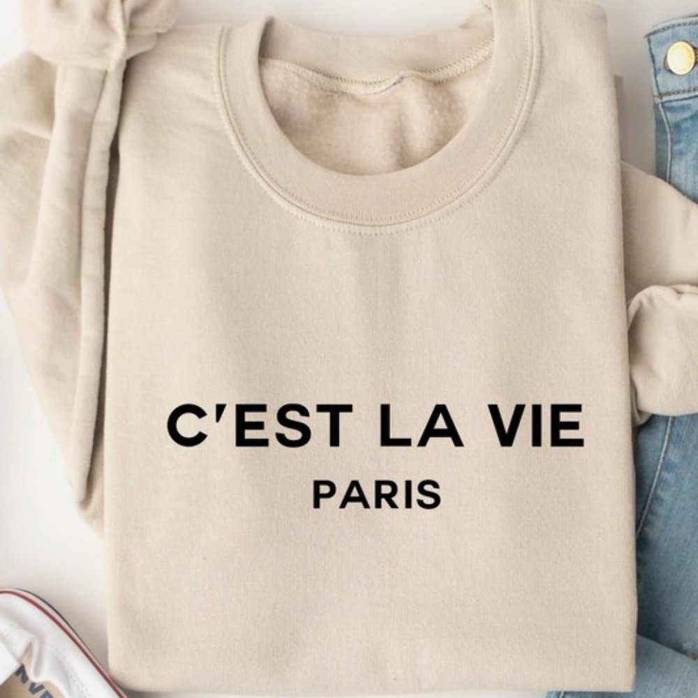 C'est La Vie Paris Sweatshirt
